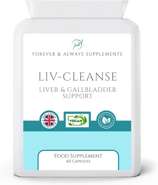 LIVCLEANSE LIVER Cleanse Detox & Repair Supplements 1 Months