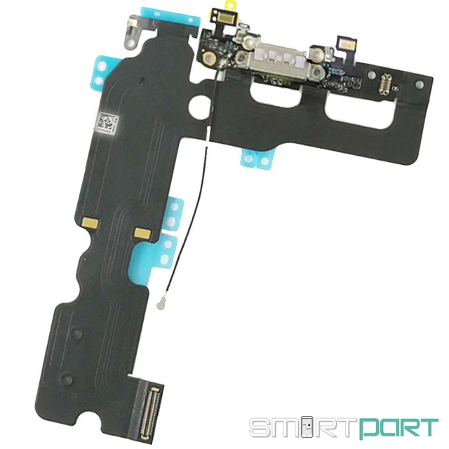 FÜR iPHONE 7 PLUS LADEBUCHSE WEIß DOCK CONNECTOR FLEX MIKROFON ANTENNE KOPFHÖRER