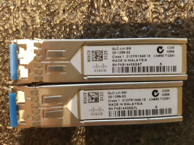 CISCO -glc-lh-sm 30-1299-02 Émetteur-récepteur Utilisé