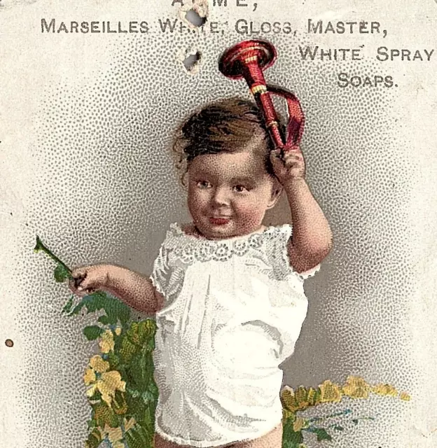 1890 Acme Soap Trade Victorian Card Calling Walbridge & Taylor Peterboro NH