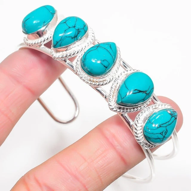 Bracelet shattuckite fait main : bijoux en argent sterling 925 avec pierres précieuses - France