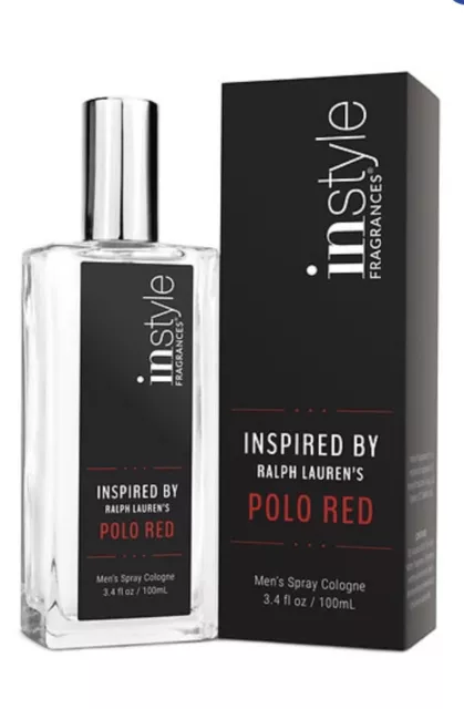 Instyle Fragrances Men’s Spray Cologne Inspired by Ralph Lauren's Polo Red 3.4oz