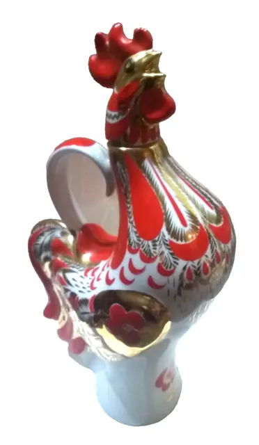 Lomonosov Hand Painted Porcelain ROOSTER Wine Decanter ***NEW***
