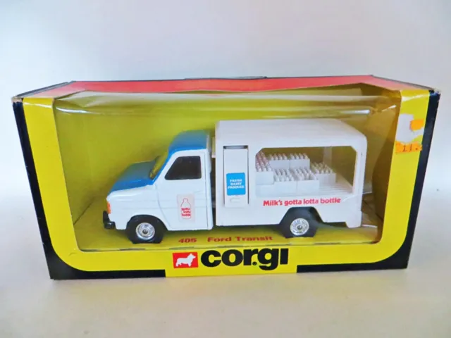 CORGI 405 'FORD TRANSIT MkII GOTTA LOTTA BOTTLE MILK FLOAT VAN' MIB/BOXED.