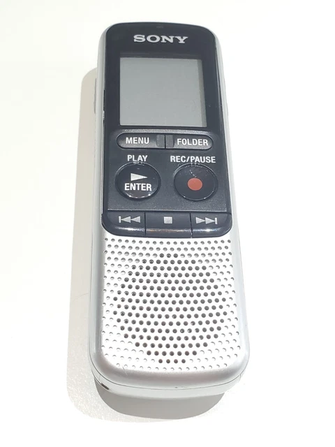 Sony digital voice recorder model ICD-BX140 4GB Internal Memory.