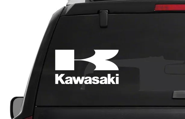 Kawasaki Logo Vinyl Decal Window Bumper Sticker Jet Ski 4x4 SxS Off Road