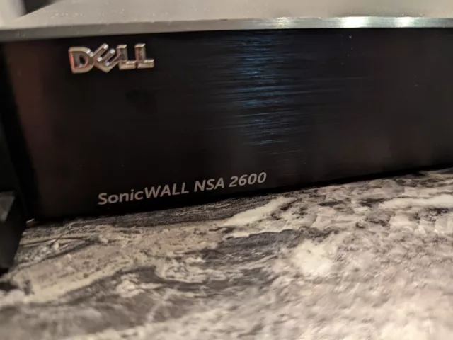 DELL SonicWALL NSA 2600 8-Port Network Security Appliance Switch Firewall