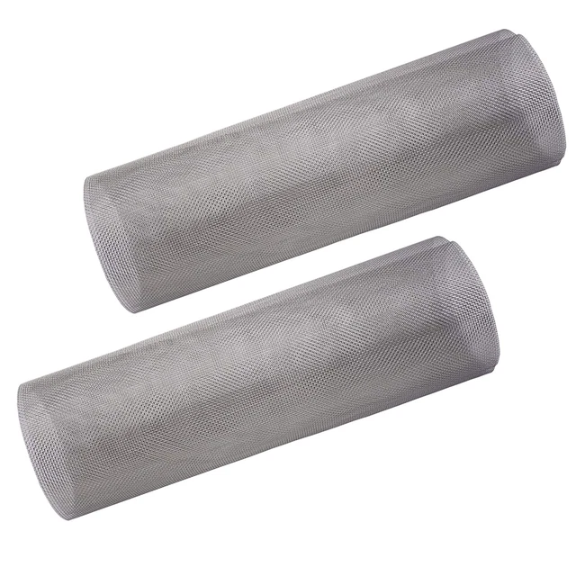 2 Pack - 304 Stainless Steel Wire Mesh Screen 11.5" X 23.6" 20 Mesh for Air Vent