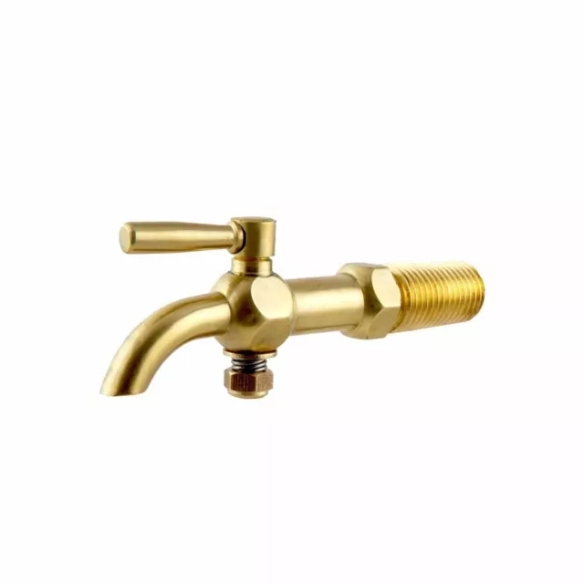 Port Barrel SOLID BRASS TAP Large, Home Brew Accessory, Keg Spigot, Faucet