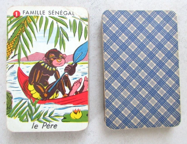 Jeu De 7 Familles Vintage – Thème Auto & Prévention, Ancien, En Carton