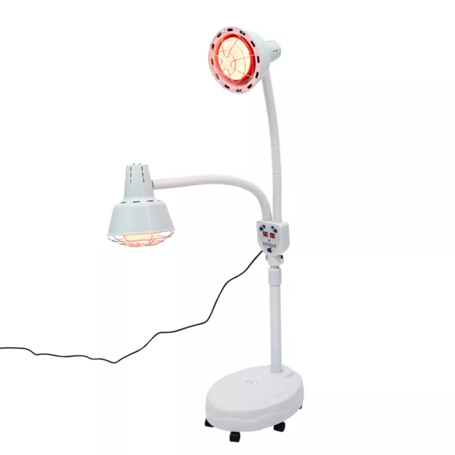 275W Infrarotlampe Rotlicht Wärmelampe Strahler Therapielampe, Behandlung Stand