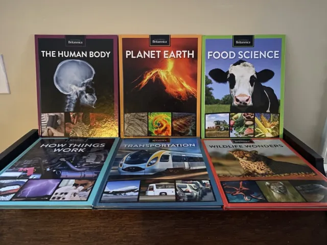 Encyclopedia Britannica How Things Work Planet Earth Transportation Set of 6