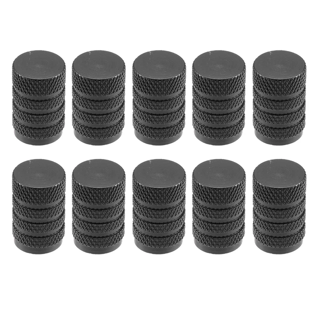 10uds Coche Neumático Válvula Polvo Tapas Válvula Cubiertas Polvo Prueba Negro