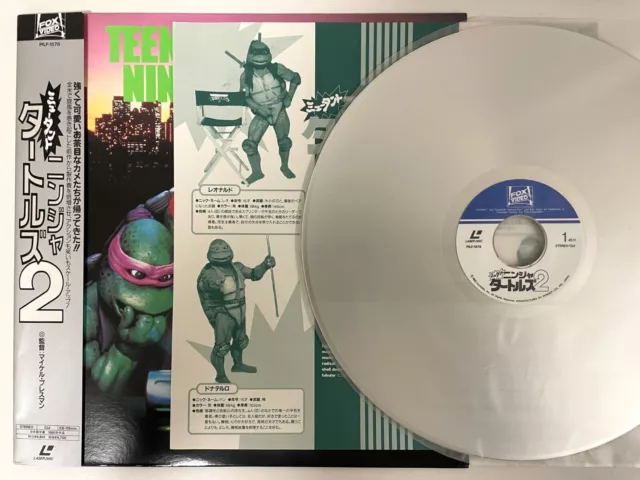 TEENAGE MUTANT NINJA TURTLES 2 Laserdisc LD 1991 Japon PILF-1578 Rare W/Obi 3