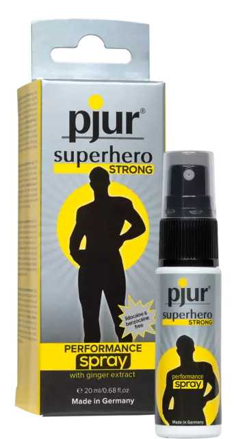 Frei Haus: 20ml Pjur Superhero Performance Spray STRONG - Verzögerungsspray