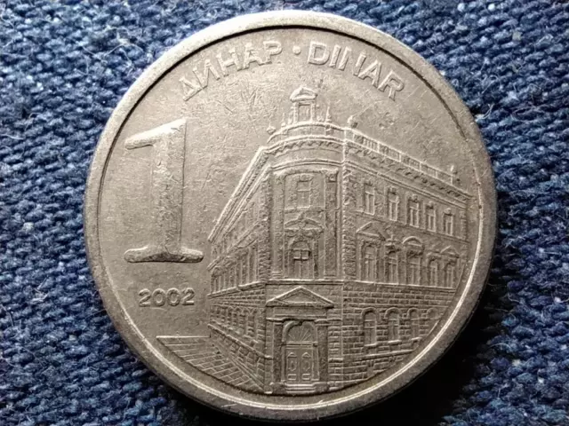 Yugoslavia 1 Dinar Coin 2002