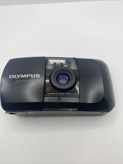 Appareil photo Olympus Mju-1 - Appareil photo argentique vintage 35 mm avec étui en cuir - Canada