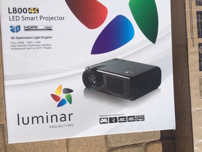 LUMINAR L800 4K 3D HDMI 1080P Home 