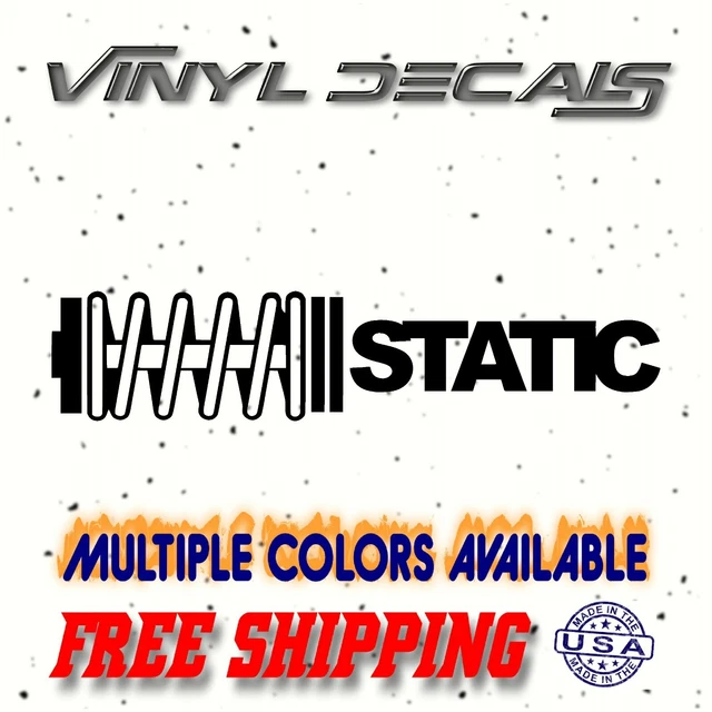 Static Vinyl Sticker Decal / car truck window suspension slammed drift illest