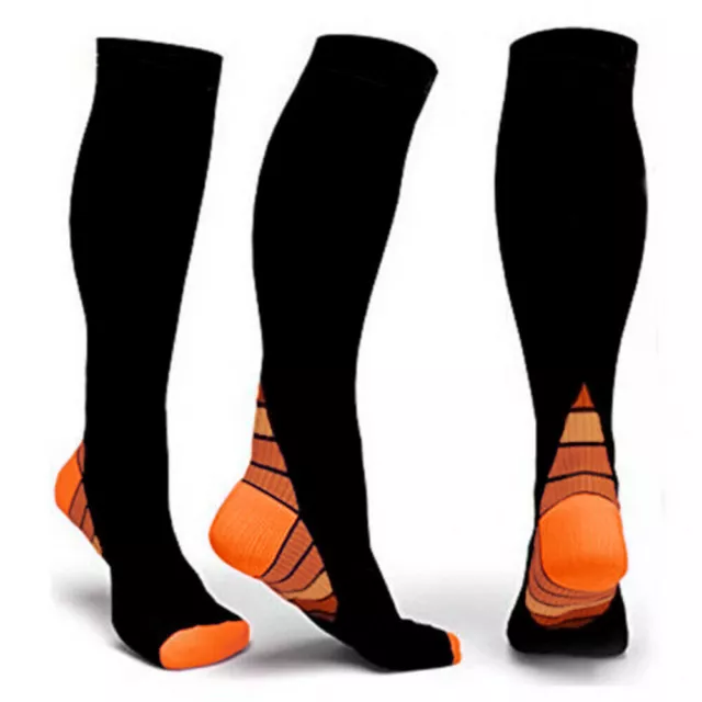 Compression Socks Flight Travel Feet Varicose Veins Support Legs Anti Swelling