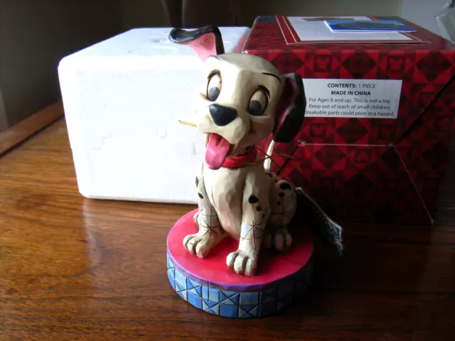 Happy Go Lucky Figurine Jim Shore Enesco Disney Traditions 101 Dalmatians Dog