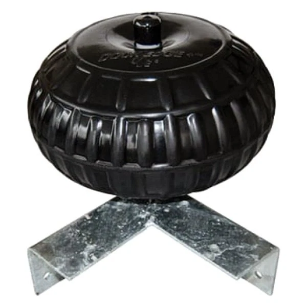 Dock Edge DE95082F 12" D Black Corner Mount Inflatable Dock Wheel