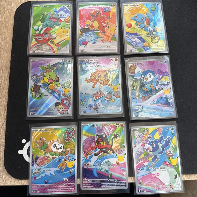 POKEMON 2026 FIRST Partner Illustration Collection Series 1 Promos Set ...