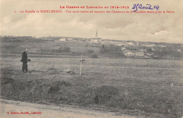 CPA 54 THE BATTLE OF ROZELIEURES ANOTHER TOMB OR REST HUNTER OF THE 2nd BATAI