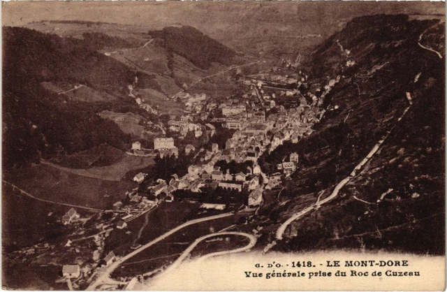 CPA Le Mont Dore General View taken from the Roc de Cuzeau FRANCE (1289584)