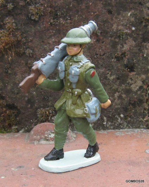 Figurine Plomb Cbg Mignot Hachette  Soldats De 14-18 / Fantassin Canadien 1915
