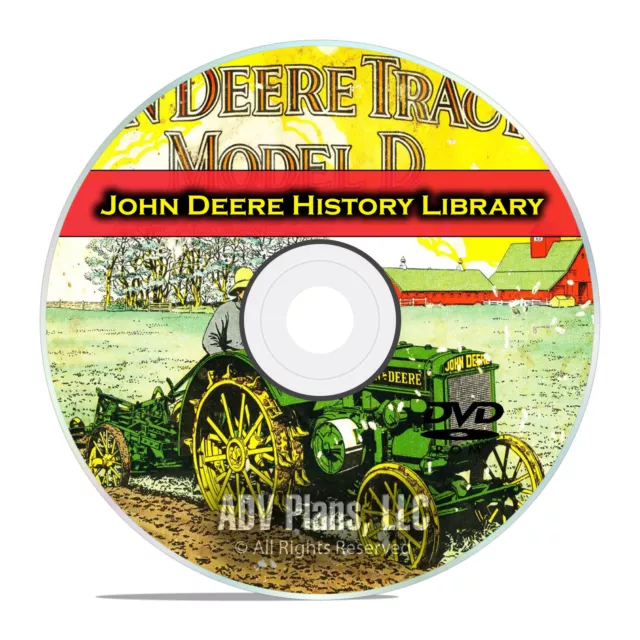 John Deere History, Farming, Plow Catalogs Manuals Brochures Parts Lists DVD E73