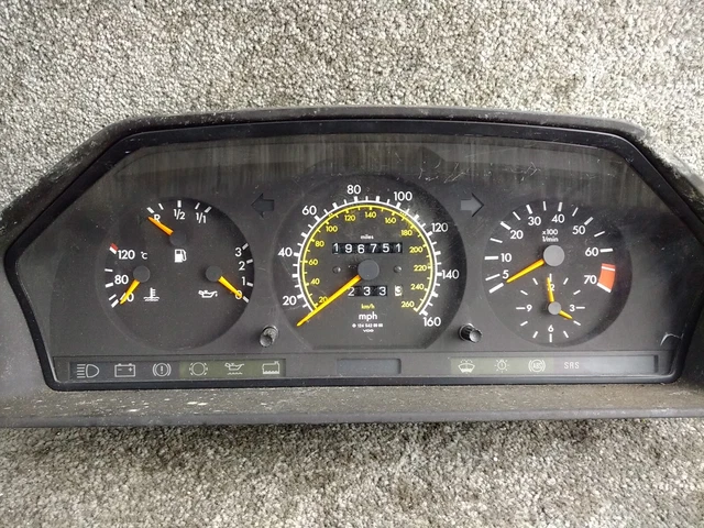 MERCEDES W124 E Class Instrument Cluster Speedo Speedometer 1244402247