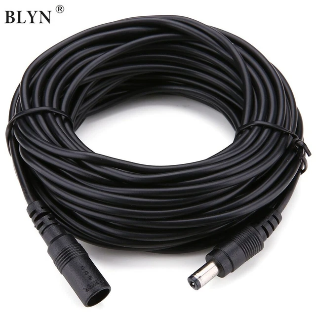 DC Extension Cable 12V Power Adapter Cord For Home CCTV Camera LED Car Monitors