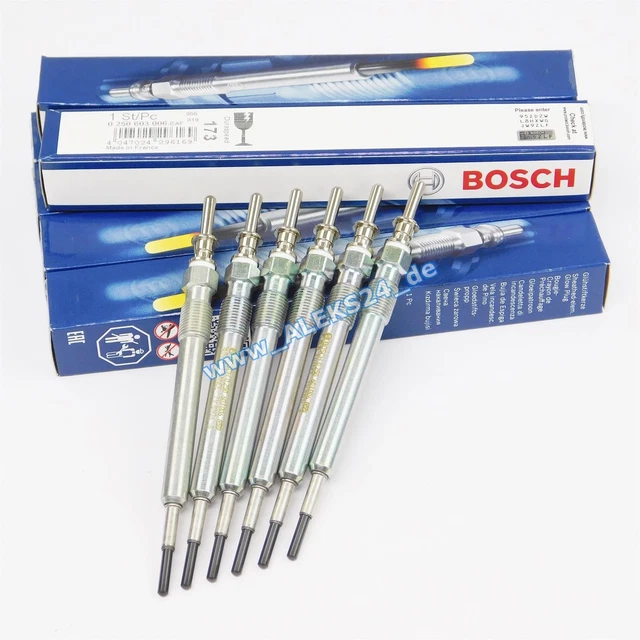 6X BOSCH BOUGIE DE PRÉCHAUFFAGE DURASPEED POUR INFINITI NISSAN RENAULT