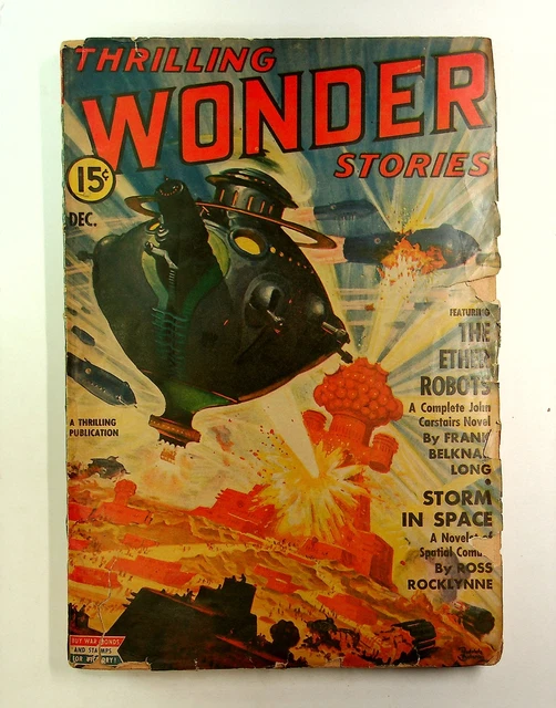 Thrilling Wonder Stories Pulp Dec 1942 Vol. 23 #2 FR