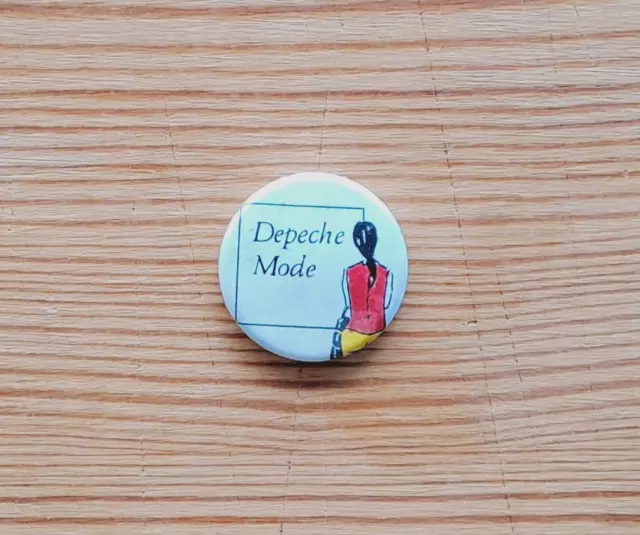 Depeche Mode - Dreaming Of Me Orig Vintage Uk 1981 Pin Badge Rare Synth Pop Mem