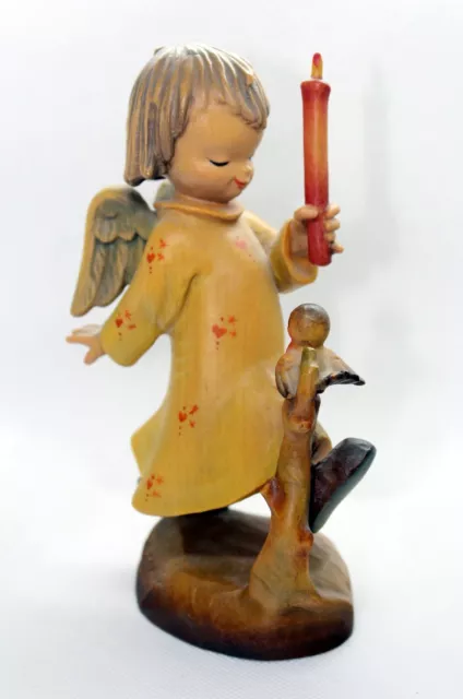 ANRI Hand Carved Wooden Figurine by Juan Ferrandiz "Lighting The Way" 6.5"