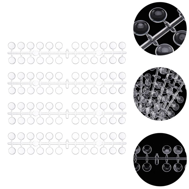 Nagelfarben-Anzeigekarte - 10 Falsche Nägel Als Palette Für Nagellack, Nagelkunst-Praxis Und Display