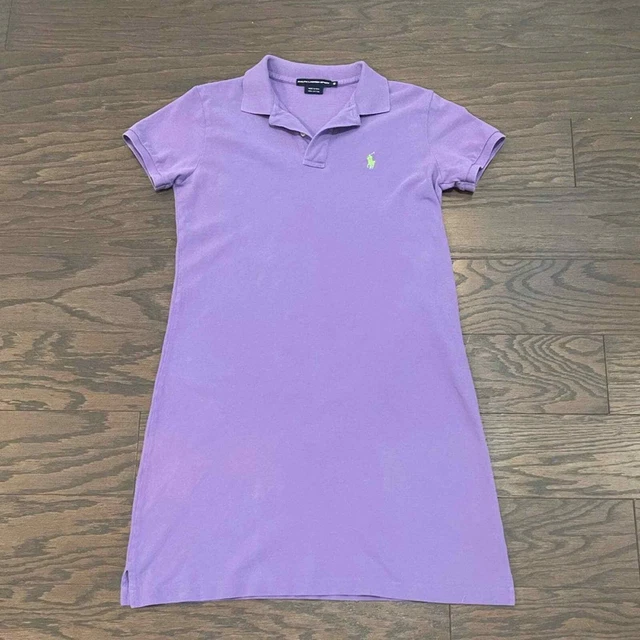 Ralph Lauren Polo Cotton Dress Purple SZ Medium