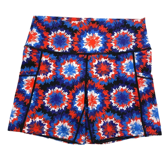 Constantly Varied Gear Shorts Women's Medium Fireworks Print Athletic SS-1176