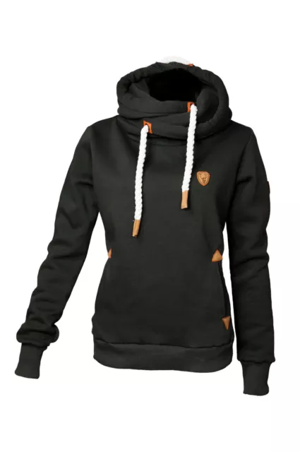 HUBERTUS Damen-Hoodie - Baumwolle - dark oliv