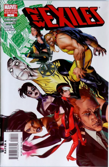New Exiles #1 M Goden Variant - Marvel Comics - Chris Claremont - Tom Grummett