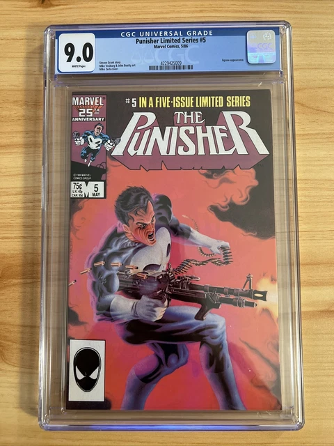 Punisher #5 CGC 9.0 - Limited Series - Mike Zeck Art