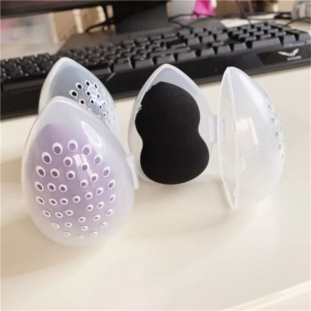 Beauty Sponge Drying Stand Storage Case Makeup Blender Holder Egg Shaped Rack