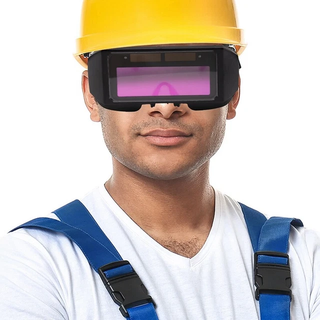 Occhiali Saldatura Fotoelettrici Automatici Alimentati Solari Auto Oscuramento Weldin P5R9 2