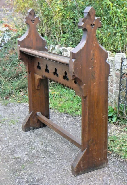 Hand Carved Gothic Style Church Lectern - Pitch Pine - Weddings/ Ceremonies Etc 2