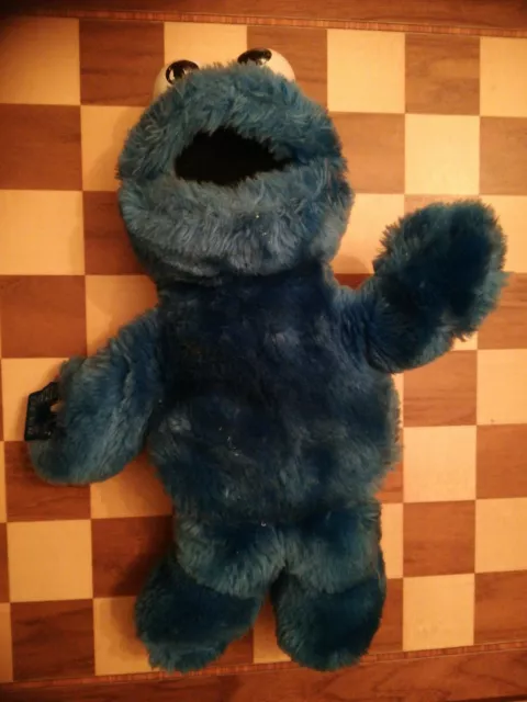 Vintage 1992 Cookie Monster Soft Plush Toy Sesame Street 34cm Applause