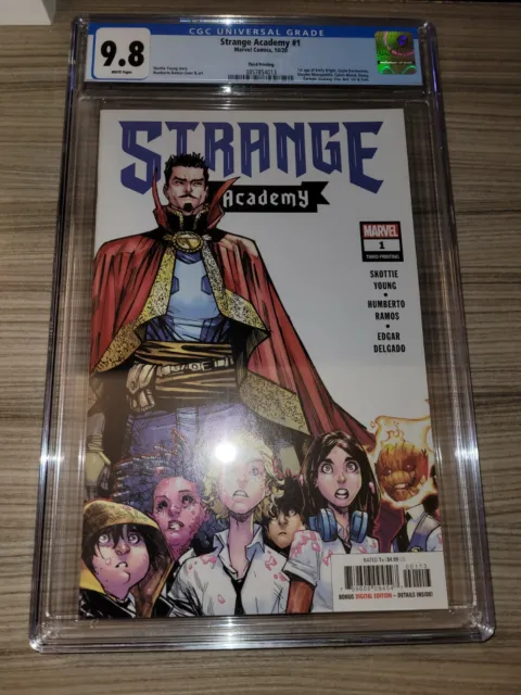 Marvel Comics CGC 9.8 Strange Academy 1 3rd Third Print Alot First Appearances
