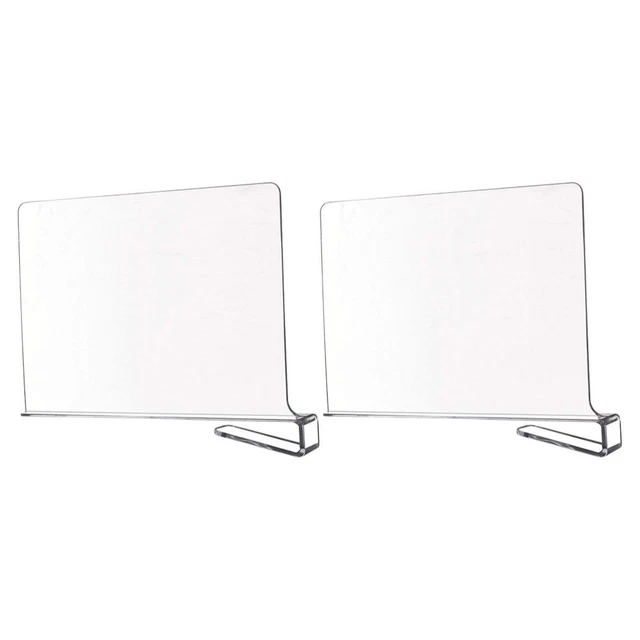 2 Pcs Tiroir Planche À Vêtements Étagère Grillagée Plaque De Séparation