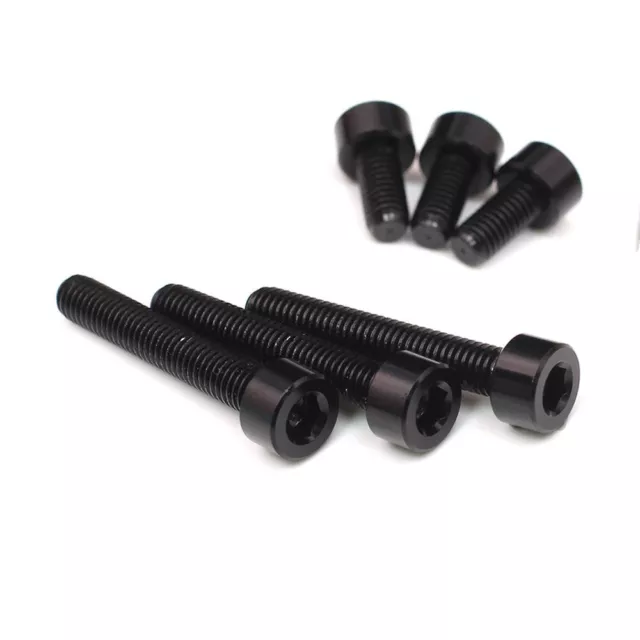 BLACK Gas Fuel Cap Bolts Screws For Triumph Speed Triple 675 Daytona Tiger 1050